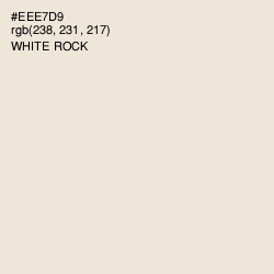 #EEE7D9 - White Rock Color Image